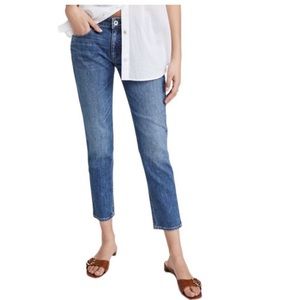 RAG & BONE Dre Low Rise Slim Boyfriend Jean